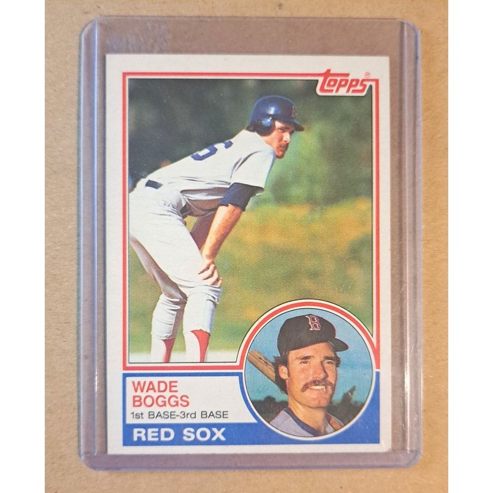 1983 Topps #498 Wad3 Boggs Rookie Baseball Card